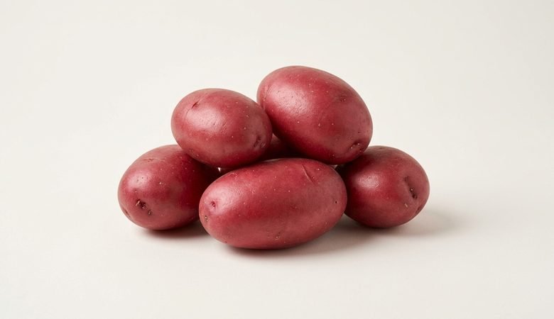 Lady Rosetta potatoes, Red skin